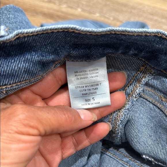 Cello High Rise Size 5 Women Jeans - Blue Straight Leg Jeans - Picture 3 of 10